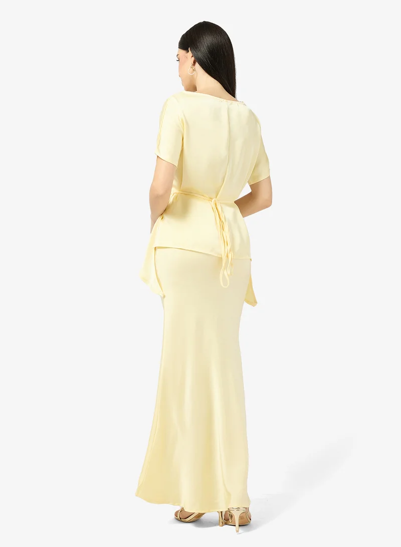 ELLA Dress With Mock Top